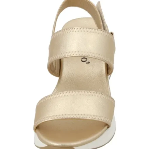 Palado Papifi, Plateau-Sandaletten, Damen, Gold Metallic