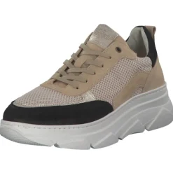 Palado PSN0002, Schnürschuhe, Damen, Schwarz/Gold/Beige