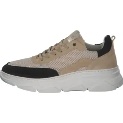 Palado PSN0002, Schnürschuhe, Damen, Schwarz/Gold/Beige