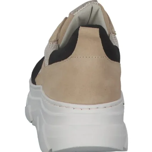 Palado PSN0002, Schnürschuhe, Damen, Schwarz/Gold/Beige