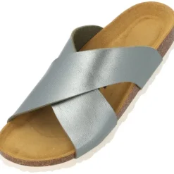 Palado Rianel, Pantoletten, Damen, Olive Metallic