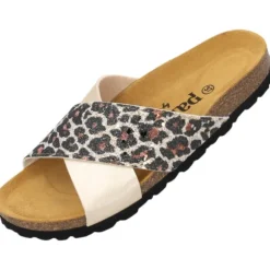 Palado Rianel Wild by Sila Sahin, Pantoletten, Damen, Gold Leo