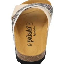 Palado Rianel Wild by Sila Sahin, Pantoletten, Damen, Gold Leo