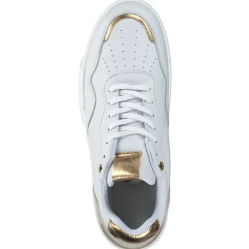 Palado S2-2319, Schnürschuhe, Damen, Weiß/Gold