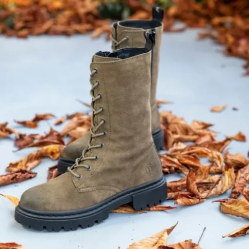 Palado Safre by Sila Sahin, Schnürstiefel, Damen, Khaki