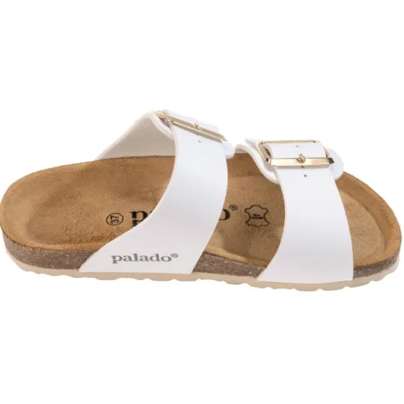 Palado Samos EGS, Pantoletten, Damen, Weiß Matt
