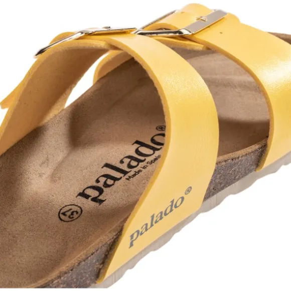 Palado Samos EGS, Pantoletten, Damen, Gelb Metallic