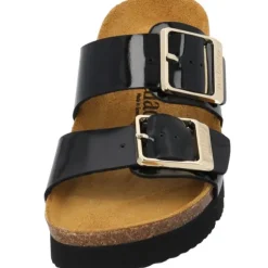 Palado Samos EGS PL, Pantoletten, Damen, Schwarz Lack