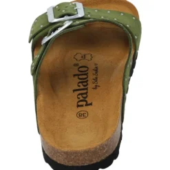 Palado Samos Glint by Sila Sahin, Pantoletten, Damen, Grün