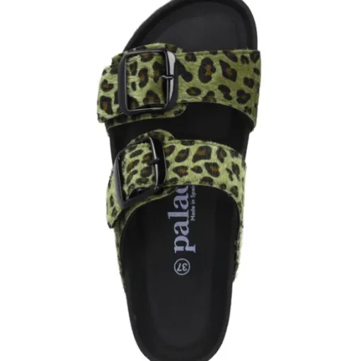 Palado Samos GS Leo, Pantoletten, Damen, Khaki