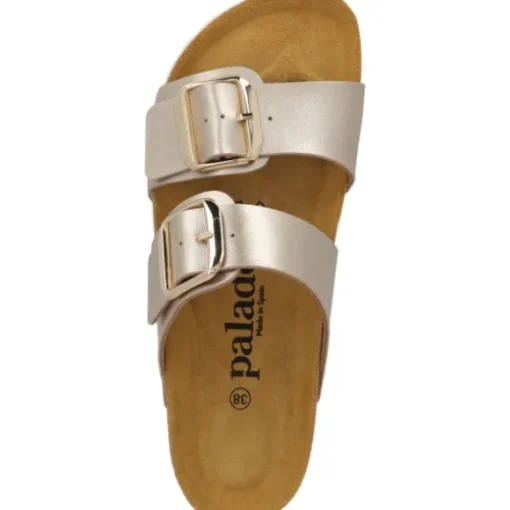 Palado Samos GS, Pantoletten, Damen, Beige Metallic