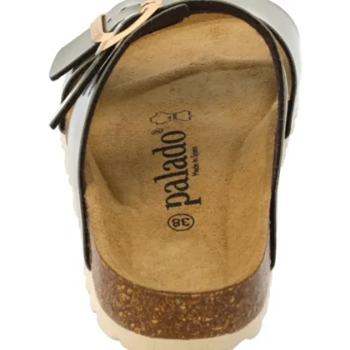 Palado Samos, Pantoletten, Damen, Lack Khaki