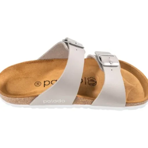 Palado Samos, Pantoletten, Damen, Basic Matt Grau