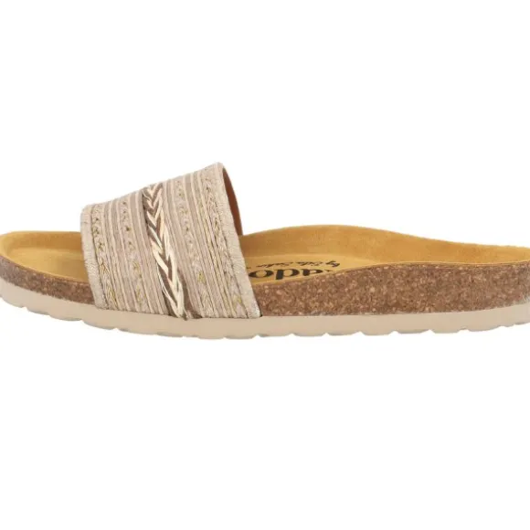 Palado Solista by Sila Sahin, Pantoletten, Damen, Beige/Gold