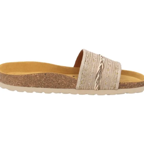Palado Solista by Sila Sahin, Pantoletten, Damen, Beige/Gold
