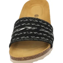 Palado Solista by Sila Sahin, Pantoletten, Damen, Schwarz/Gold