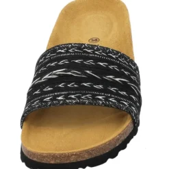 Palado Solista by Sila Sahin, Pantoletten, Damen, Schwarz/Silber