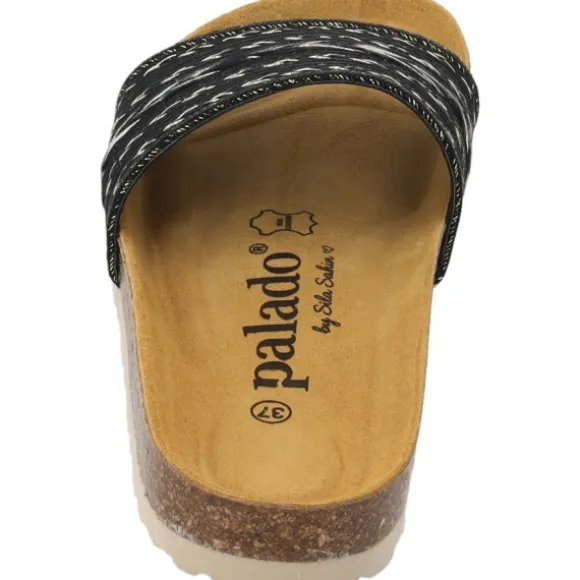 Palado Solista by Sila Sahin, Pantoletten, Damen, Schwarz/Gold