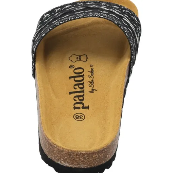 Palado Solista by Sila Sahin, Pantoletten, Damen, Schwarz/Silber