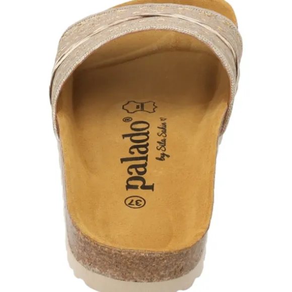 Palado Solista by Sila Sahin, Pantoletten, Damen, Beige/Gold