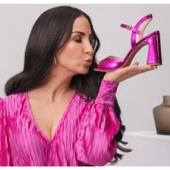 Palado Temmi by Sila Sahin, Sandaletten, Damen, Fuchsia Metallic