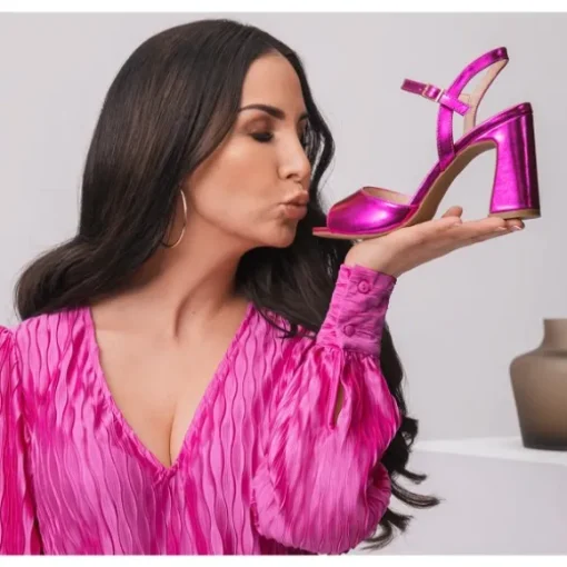 Palado Temmi by Sila Sahin, Sandaletten, Damen, Fuchsia Metallic