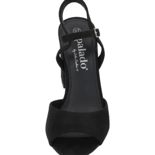 Palado Temmi by Sila Sahin, Sandaletten, Damen, Schwarz Matt