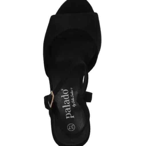 Palado Temmi by Sila Sahin, Sandaletten, Damen, Schwarz Matt