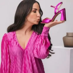 Palado Temmi by Sila Sahin, Sandaletten, Damen, Fuchsia Metallic