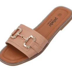 Palado Thebas by Sila Sahin, Pantoletten, Damen, Altrosa