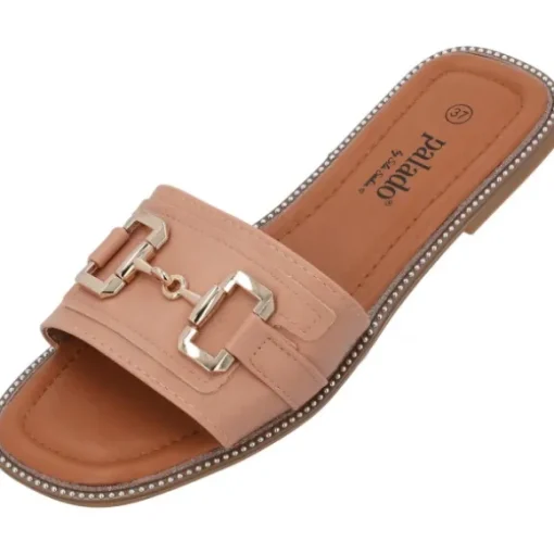 Palado Thebas by Sila Sahin, Pantoletten, Damen, Altrosa