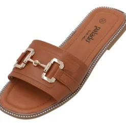 Palado Thebas by Sila Sahin, Pantoletten, Damen, Braun