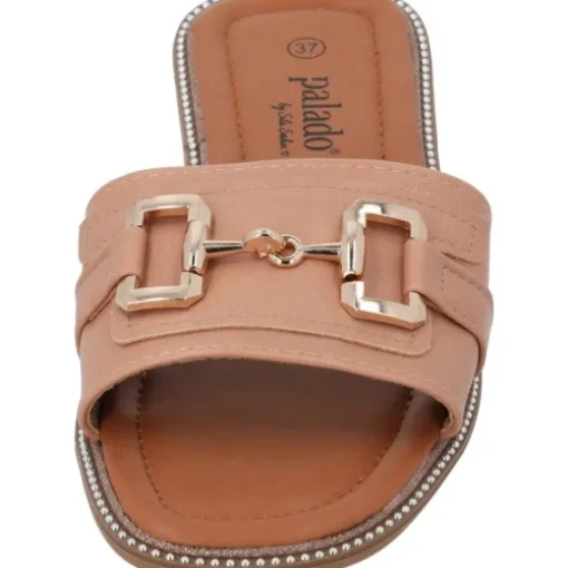 Palado Thebas by Sila Sahin, Pantoletten, Damen, Altrosa