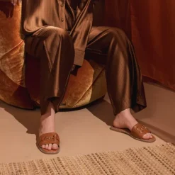 Palado Thebas by Sila Sahin, Pantoletten, Damen, Braun