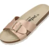 Palado Tinos BEGS by Sila Sahin, Pantoletten, Damen, Kupfer Metallic
