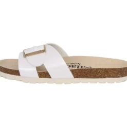 Palado Tinos BEGS by Sila Sahin, Pantoletten, Damen, Weiß Metallic