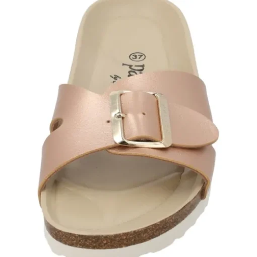 Palado Tinos BEGS by Sila Sahin, Pantoletten, Damen, Kupfer Metallic