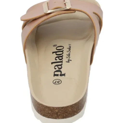 Palado Tinos BEGS by Sila Sahin, Pantoletten, Damen, Kupfer Metallic