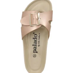 Palado Tinos BEGS by Sila Sahin, Pantoletten, Damen, Kupfer Metallic