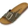 Palado Tinos, Pantoletten, Damen, Khaki Lack