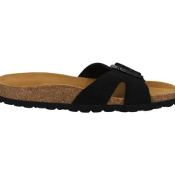 Palado Tinos Premium Leather, Pantoletten, Damen, Schwarz