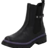 Palado Trinda by Sila Sahin, Chelsea Boots, Damen, Schwarz/Lila
