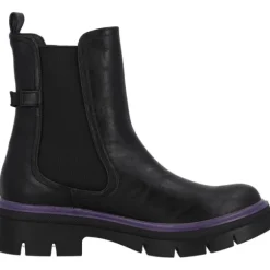 Palado Trinda by Sila Sahin, Chelsea Boots, Damen, Schwarz/Lila