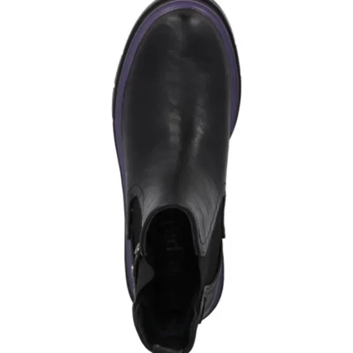 Palado Trinda by Sila Sahin, Chelsea Boots, Damen, Schwarz/Lila