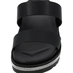 Palado Ulie by Sila Sahin, Plateau-Pantoletten, Damen, Schwarz