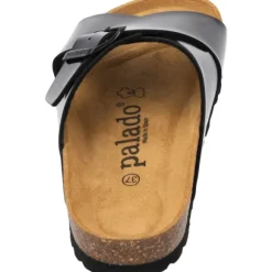 Palado Vanelis, Pantoletten, Damen, Schwarz Lack