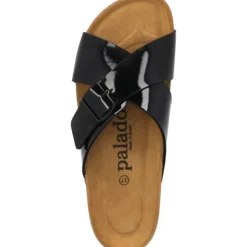 Palado Vanelis, Pantoletten, Damen, Schwarz Lack