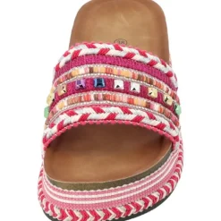 Palado Vaphine by Sila Sahin, Plateau-Pantoletten, Damen, Pink