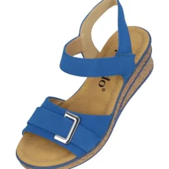 Palado Vemlu, Keilsandaletten, Damen, Blau