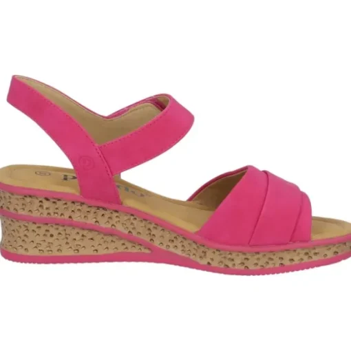 Palado Vemlu, Keilsandaletten, Damen, Pink